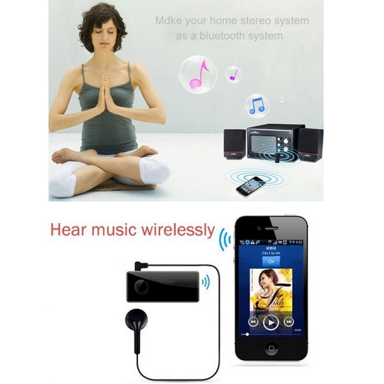 Car Bluetooth Handsfree Music Mic Receiver For iPhone, Galaxy, Sony, Lenovo, HTC, Huawei, and other Smartphones by buy2fix