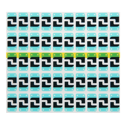 100 PCS for iPhone 6 Home Key Iron Sheet Insulating Cotton Paste Sticker by buy2fix