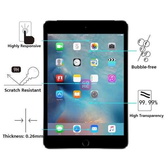 0.3mm 9H+ Surface Hardness 2.5D Tempered Glass Film for iPad 2 / iPad 3 / iPad 4 by buy2fix