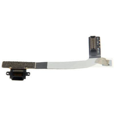 Tail Connector Charger Flex Cable for iPad 4(Black) by buy2fix