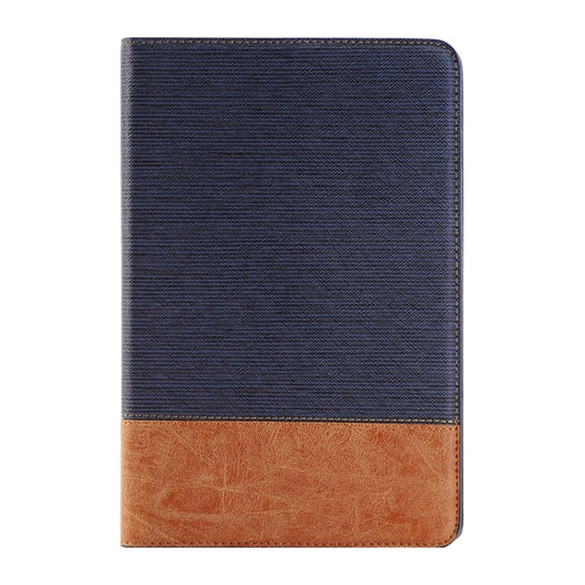 Cross & Sheepskin Texture Horizontal Flip Leather Case with Holder & Card Slots & Wallet for iPad Pro 12.9 inch(Dark Blue) by buy2fix