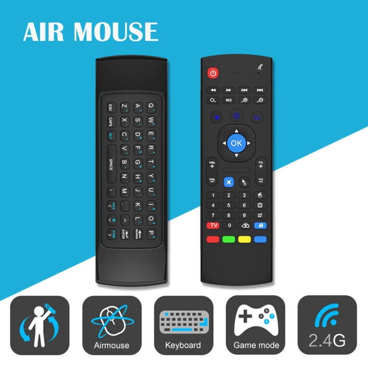 MX3 Air Mouse Wireless 2.4G Remote Control Keyboard with Browser Shortcuts for Android TV Box / Mini PC by buy2fix