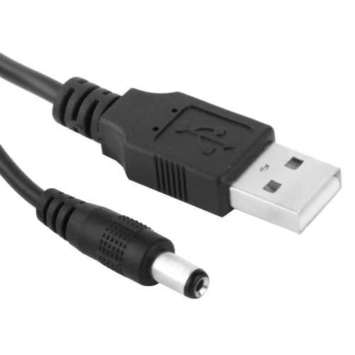 USB Male to DC 5.5 x 2.1mm Power Cable, Length: 1m by buy2fix