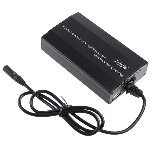 100W Universal Laptop AC / DC Adapter, Convenient Exchange Voltage, with USB 5V Port by buy2fix