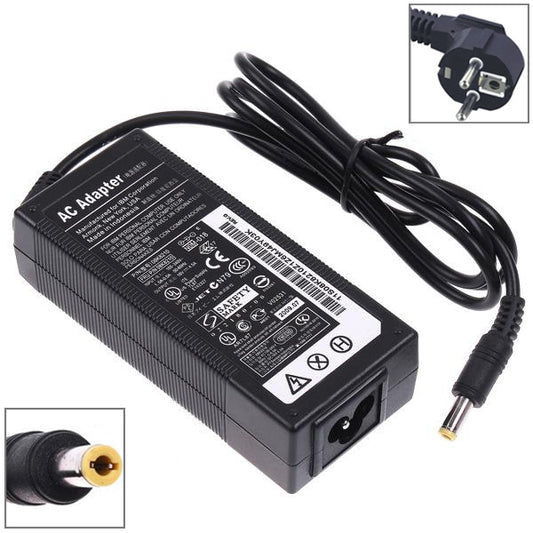 EU Plug AC Adapter 19V 4.74A 90W for Lenovo Notebook, Output Tips: 5.5 x 2.5mm by buy2fix