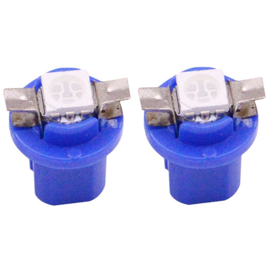 2 PCS B8.5 Blue Light 0.2W 12LM 1 LED SMD 5050 LED Instrument Light Bulb Dashboard Light for Vehicles, DC 12V(Blue) by buy2fix
