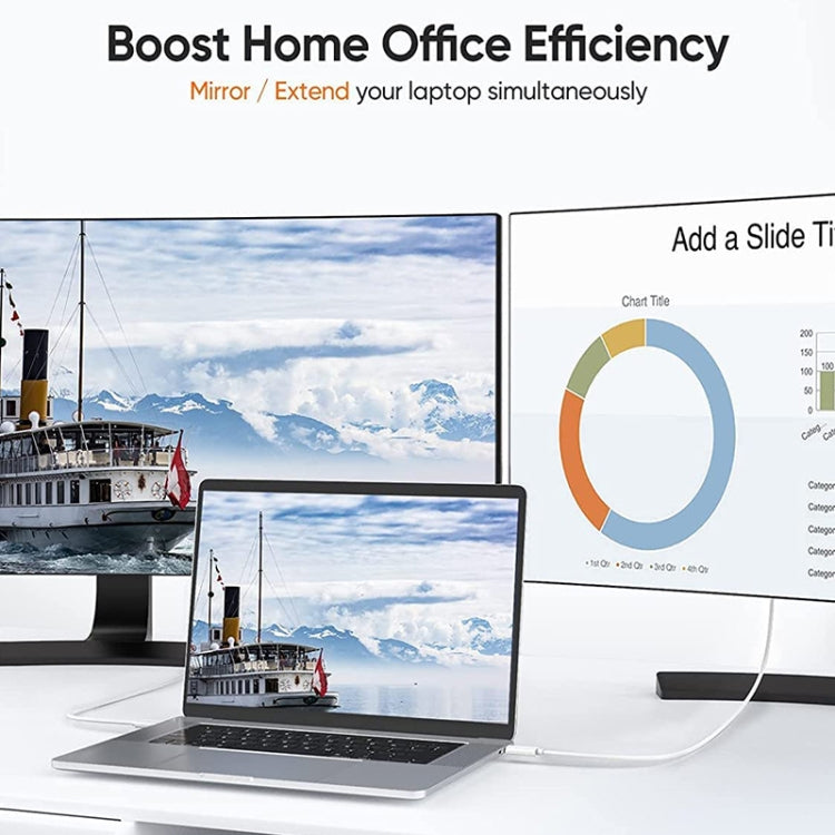 Mini DisplayPort to HDMI Male Cable, Length: 1.5m(White) by buy2fix