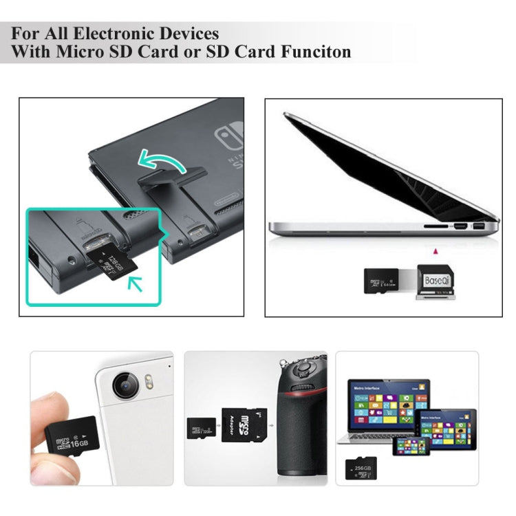 64GB High Speed Class 10 Micro SD(TF) Memory Card from Taiwan, Write: 8mb/s, Read: 12mb/s (100% Real Capacity)(Black) by buy2fix