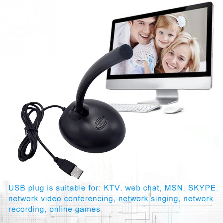 USB Microphone (Microphone in ADC Digital Audio Input)(Black) by buy2fix