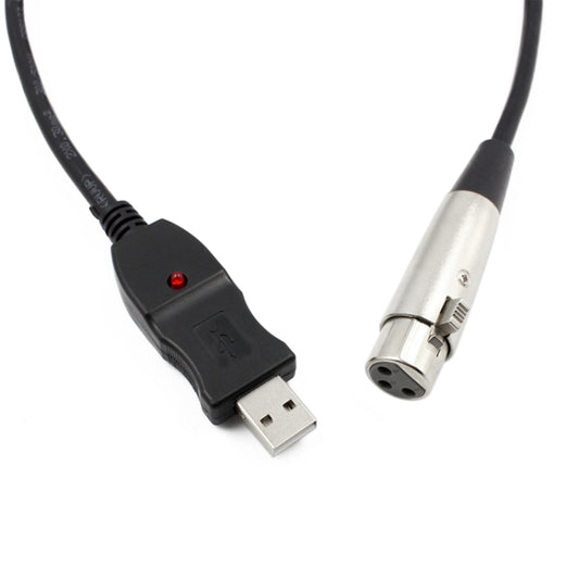 USB Microphone Cable, Cable Length: 3.5M by buy2fix