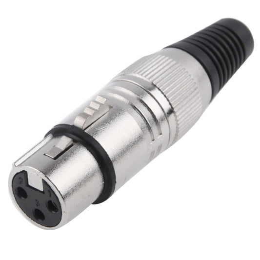 3 Pin XLR Female Plug Microphone Connector Adapter by buy2fix