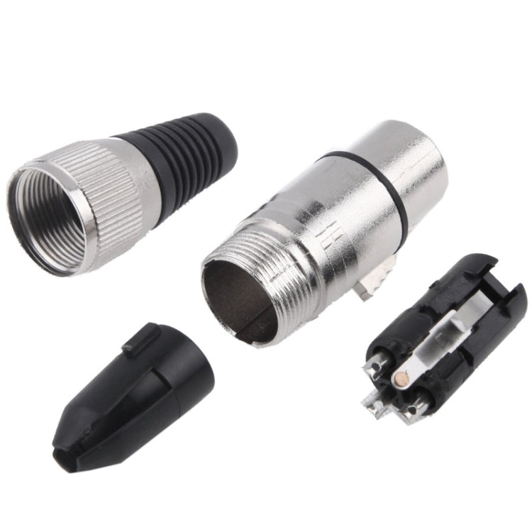3 Pin XLR Female Plug Microphone Connector Adapter by buy2fix