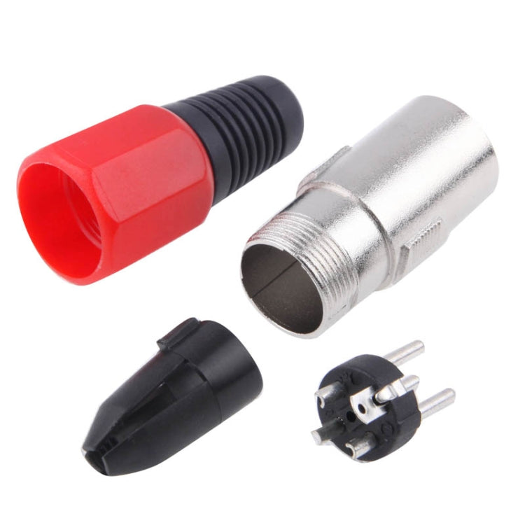 3 Pin XLR Male Plug Microphone Connector Adapter by buy2fix