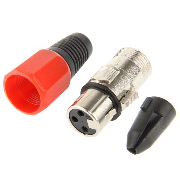 3 Pin XLR Female Plug Microphone Connector Adapter by buy2fix