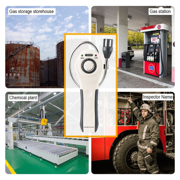 Combustible Gas Detector Alarm, 16 inch Goose Neck (GM8800A) by buy2fix