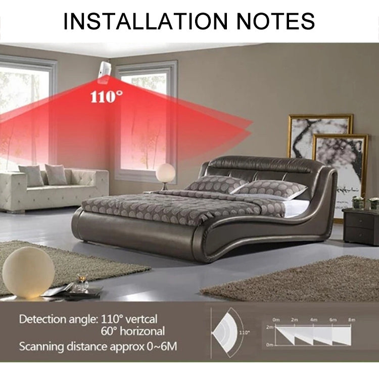 PK-210PR Wired Passive Infrared Wide Angle PIR Motion Sensor Infrared Detector Alarm(White) by buy2fix