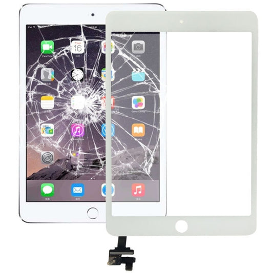 Touch Panel + IC Chip for iPad mini 3(White) by buy2fix