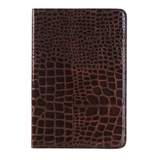 Crocodile Texture Horizontal Flip Smart Leather Case with Holder & Card Slots & Wallet for iPad Mini 4(Brown) by buy2fix