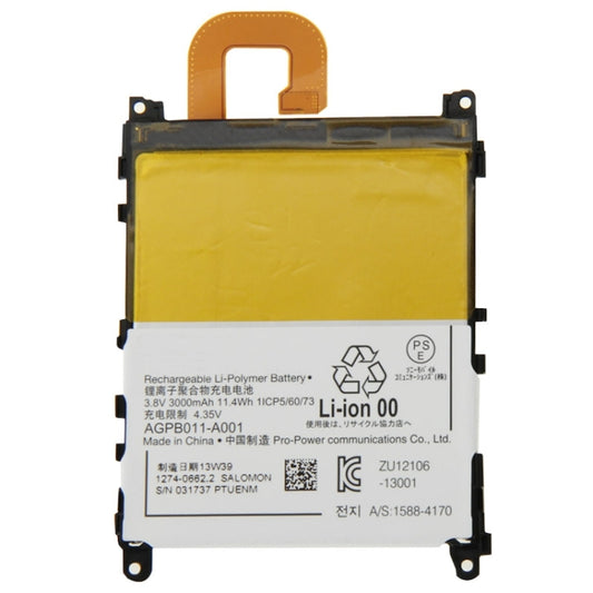 For Sony Xperia Z1 / L39h 3.8V 3000mAh Rechargeable Li-Polymer Battery by buy2fix