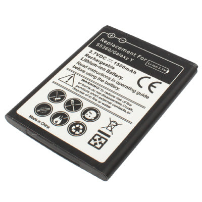 1500mAh Replacement Battery for Galaxy Y / S5360 by buy2fix