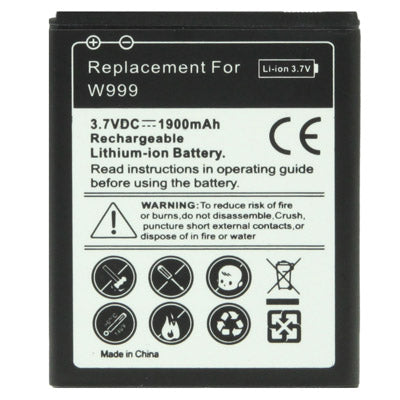 1900mAh Replacement Battery for Samsung W999 by buy2fix