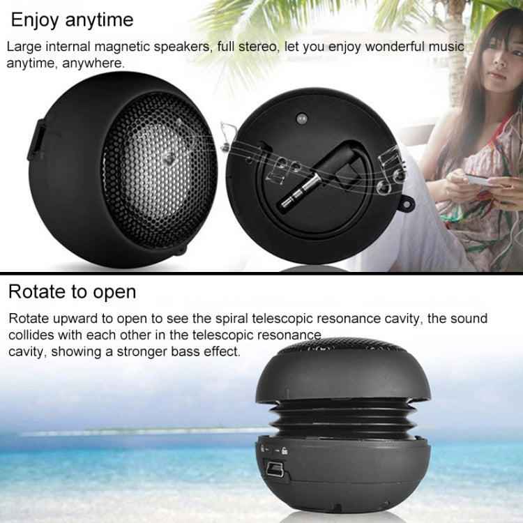 Small Hamburger Mini Portable Stereo Speaker for iPod, MP3, MP4, MP5, Mobile Phone, Laptop by buy2fix