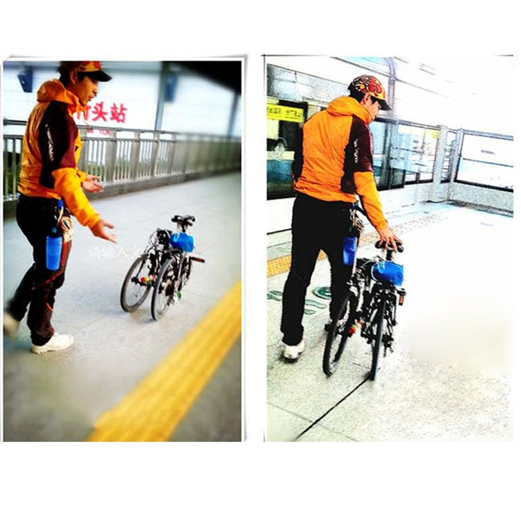 OQSPORT Folding Bicycle Auxiliary Wheel Booster Wheel(Black) by buy2fix