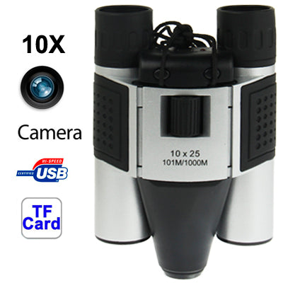 10×25mm 5 in 1 (Binocular Camera + Video Camera + Digital Camera + PC Cam + TF Card Reader) Digital Camera Binoculars, Field of View: 101m/1000m, Size: 135 × 100 × 24mm by buy2fix