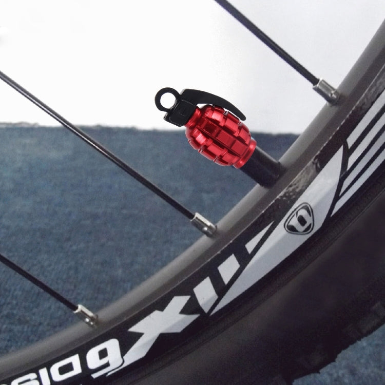 4 PCS Universal Bicycle Tire Valve Caps(Red) by buy2fix