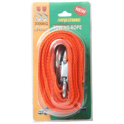 4 Meters Load 3 Tons of Tow Rope, Random Color Delivery by buy2fix