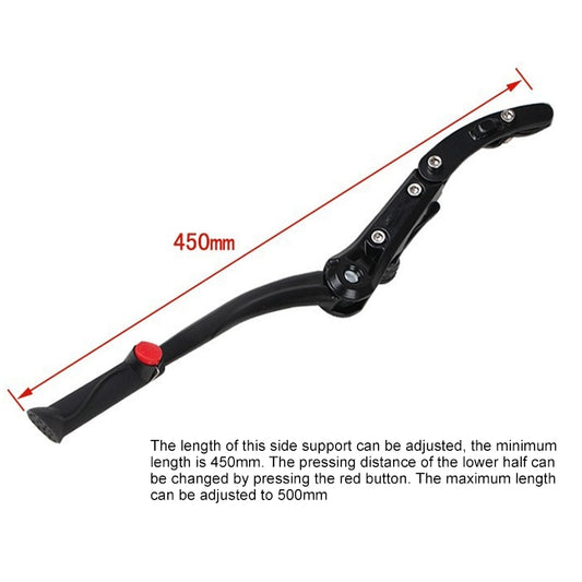 Double Installation Adjustable Bike Side Kickstand Kick Stand for Mountain Bicycle by buy2fix