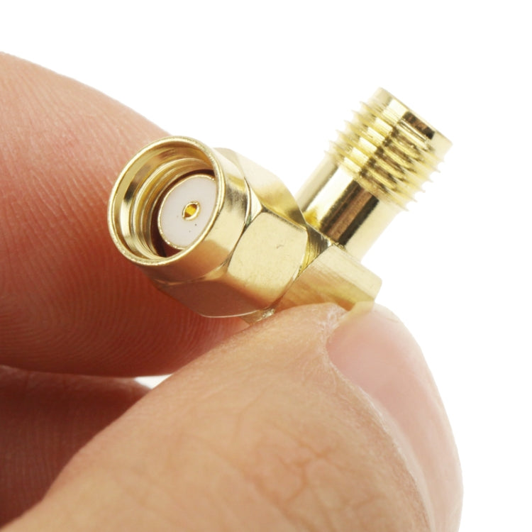 Gold Plated RP-SMA Male to SMA Female Adapter by buy2fix