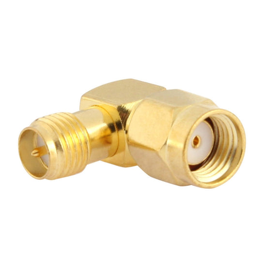 Gold Plated RP-SMA Male to RP-SMA Female Adapter by buy2fix