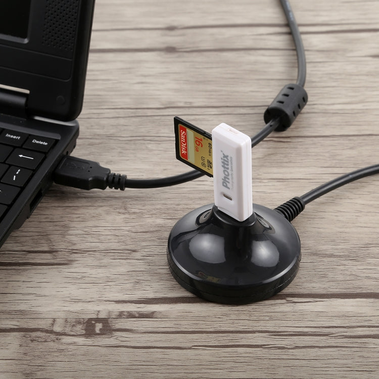 USB 2.0 AM to AF Extension Cable with Base, Length: 1.5m(Black) by buy2fix