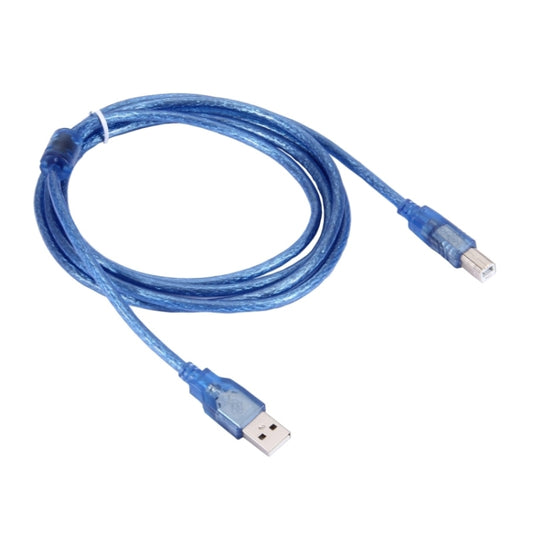 Normal USB 2.0 AM to BM Cable, with 2 Core, Length: 1.8m(Blue) by buy2fix