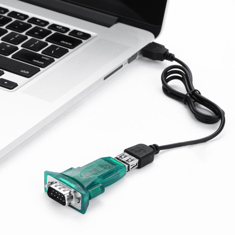 USB 2.0 to RS232 Serial Port DB9 9Pin Male Cable Converter Adapter(Green) by buy2fix