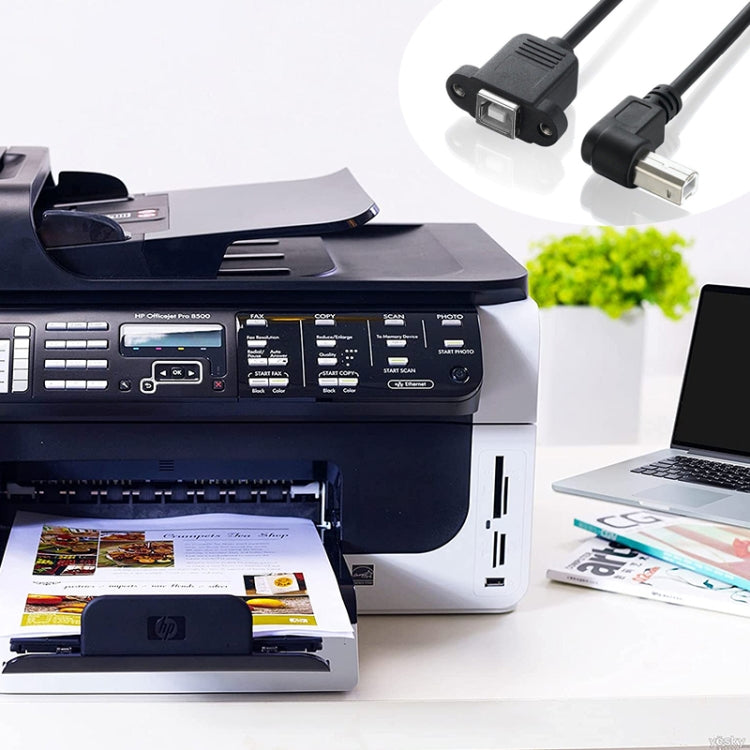 USB 2.0 Type-B Male to Female Printer / Scanner Extension Cable for HP, Dell, Epson, Length: 50cm(Black) by buy2fix