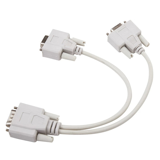VGA SVGA HDB15 Male to 2 Female Splitter Cable by buy2fix
