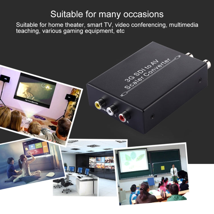 NF-F001 3G SDI to AV + SDI Scaler Converter, Allow SD-SDI / HD-SDI / 3G-SDI Shown on HDTV by buy2fix