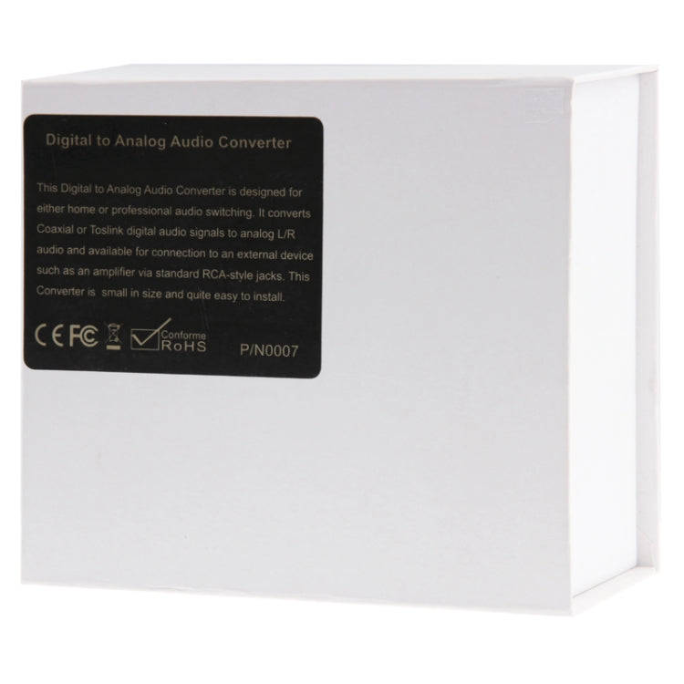 Digital to Analog Audio Converter (Black) by buy2fix