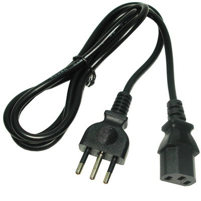 3 Prong AC Desktop PC Italy Standards Power Cord, Cable Length: 1.2m by buy2fix