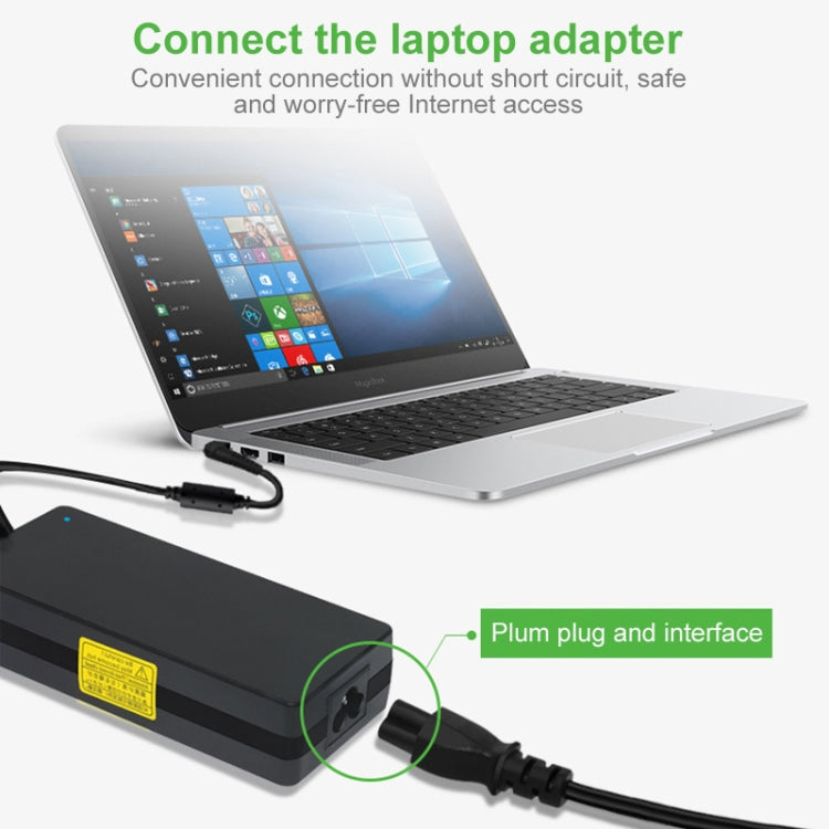 3 Prong Style US Notebook Power Cord, Cable Length: 1.2m by buy2fix