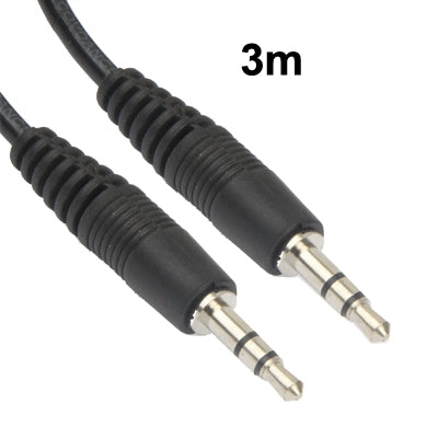 Aux cable, 3.5mm Male Mini Plug Stereo Audio Cable, Length: 3m by buy2fix