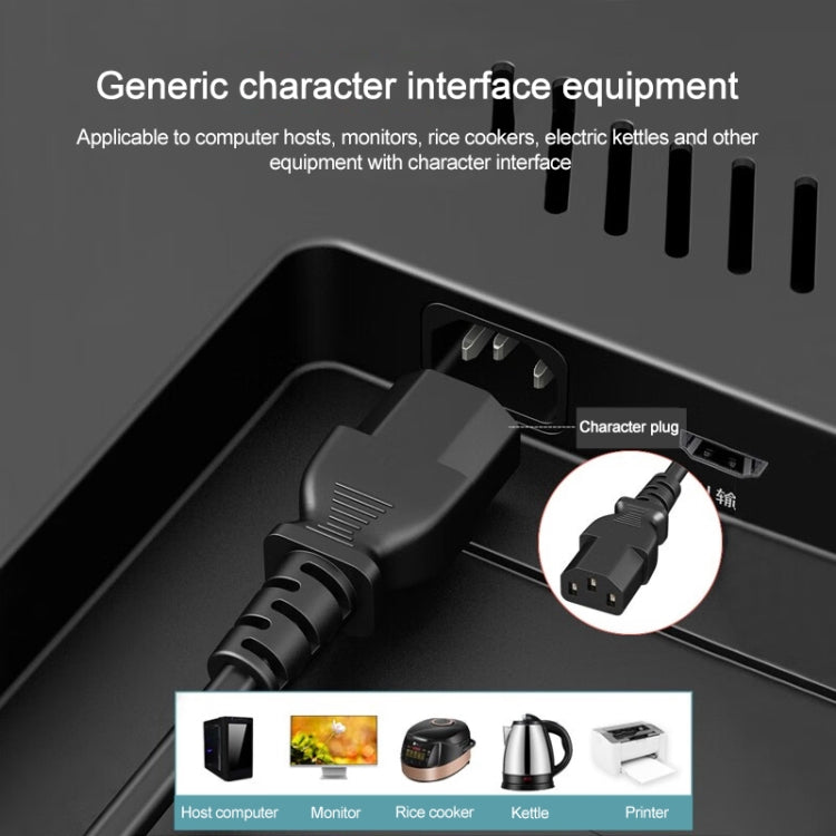 EU Power Cord, Cable Length: 1.5m by buy2fix