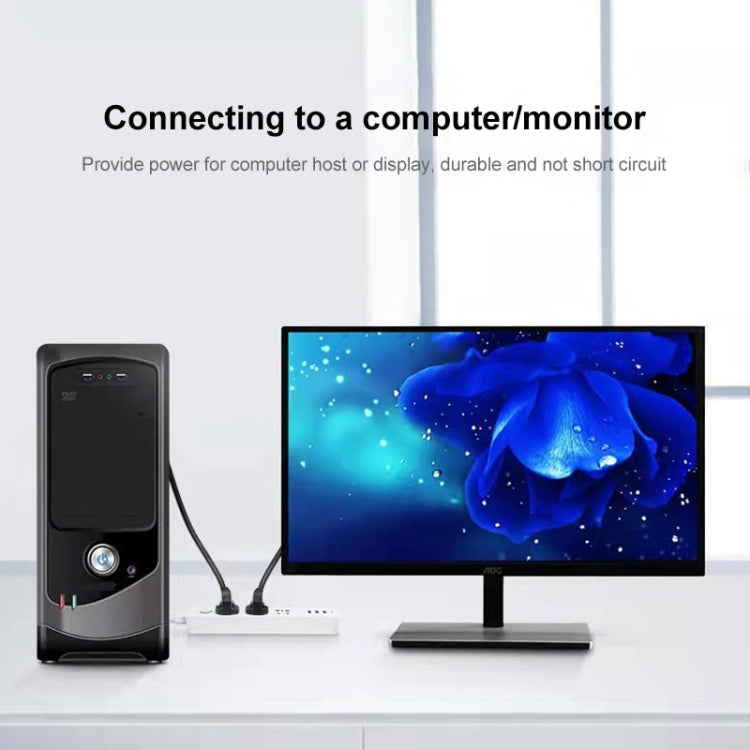 1.2m 2 Prong Style Big UK Notebook Power Cord by buy2fix