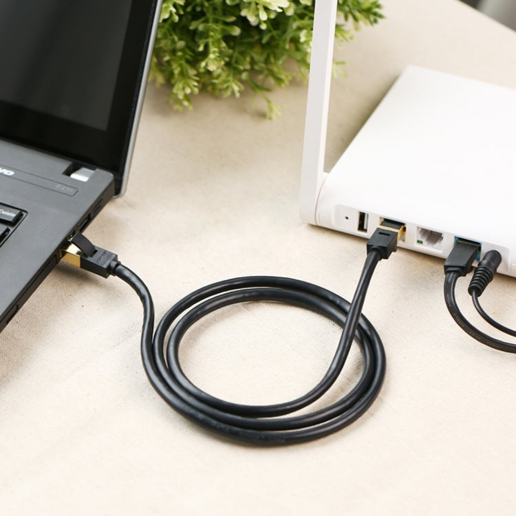 CAT7 Gold Plated Dual Shielded Full Copper LAN Network Cable, Length: 1.5m by buy2fix