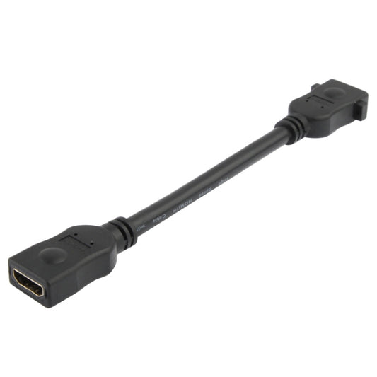 18cm 19 Pin Female to Female HDMI Cable(Black) by buy2fix
