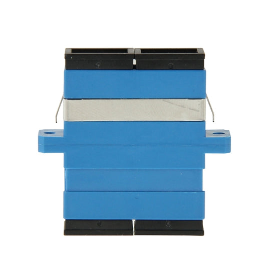 SC-SC Multimode Duplex Fiber Flange / Connector / Adapter / Lotus Root Device(Blue) by buy2fix