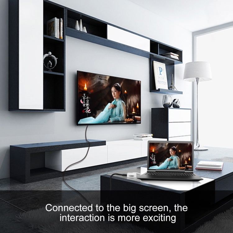 3 in 1 Mini DisplayPort Male to HDMI + VGA + DVI Female Adapter Converter for Mac Book Pro Air, Cable Length: 18cm(White) by buy2fix