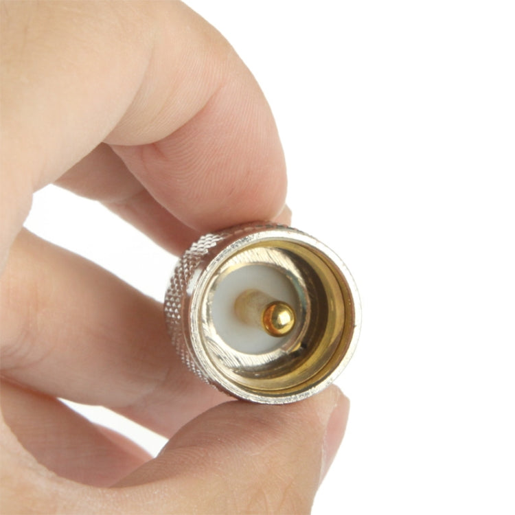 M Head Large Pin Male to BNC-K Adapter(Silver) by buy2fix